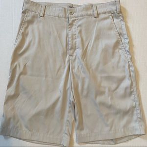 Men's Nike Golf Tour Performance Dri-Fit Shorts Beige Tan, Size 30 Waist, Medium